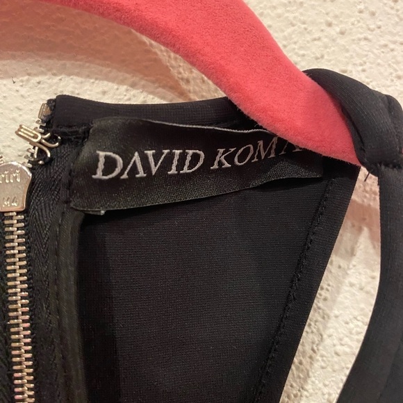 David Koma Wraparound Exposed Zipper Dress Size 8 EUC - Picture 3 of 6